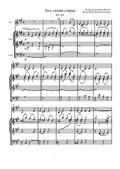 Ave verum corpus (A-Dur, Horn und Orgel)