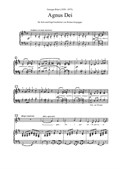 Agnus Dei – Solo und Orgel (oder Klavier), D-Dur