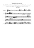 Ach mein herzliebes Jesulein aus 'Weihnachtsoratorium' (Stimmenauszug für Trompete (oder Klarinette) in B)